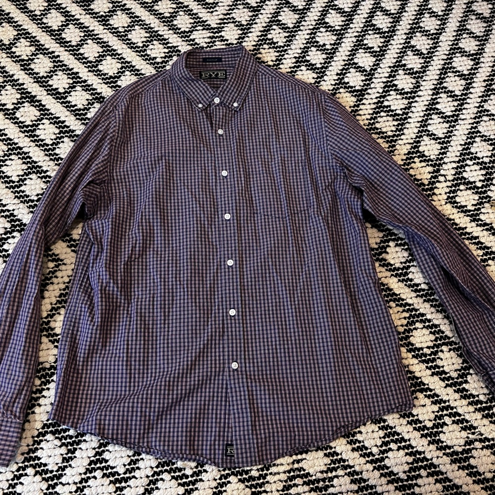 Casual button down mens shirt